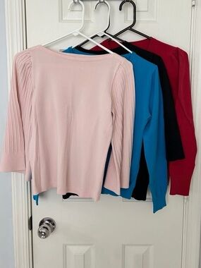 Lot of 4 pieces Fall, Spring Tops Sweaters | Ann Taylor, Express, Loft